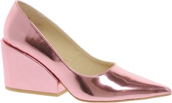 Cheap Monday Cube Mirror Heeled Shoes - Lyst