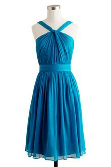 J.Crew Sinclair Dress in Silk Chiffon - Lyst