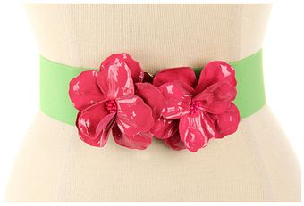 Kate Spade Kissing Fabric Flower Belt - Lyst