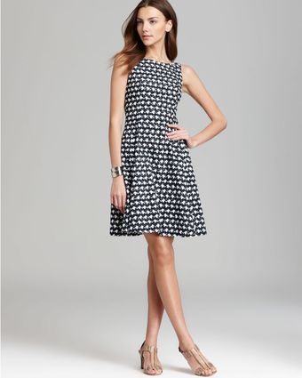 Theory Printed Dress Elexis - Lyst