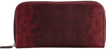 Zagliani Karung Zip Around Wallet - Lyst