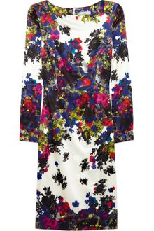 Erdem Irene Floralprint Silksateen Dress - Lyst