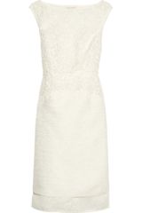 Giambattista Valli Macramélace and Tweed Dress