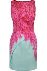 Matthew Williamson Weeping Blossom Tailored Wrap Mini Dress