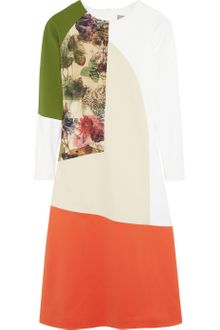 Preen Rose Colorblock Cottonblend Dress - Lyst