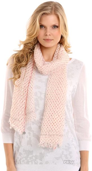 Guess Gale Dots Scarf - Lyst