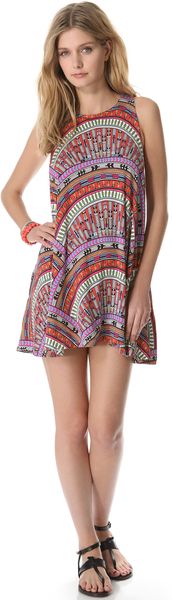 Mara Hoffman Rainbow Mini Cover Up Dress - Lyst