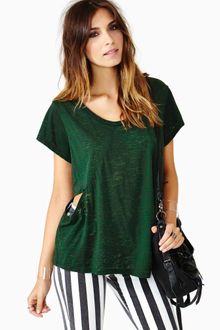 Nasty Gal Slash Tee - Lyst