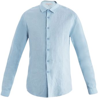 Orlebar Brown Flemming Linen Shirt - Lyst
