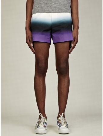 Raf Simons Split Leg Shorts - Lyst