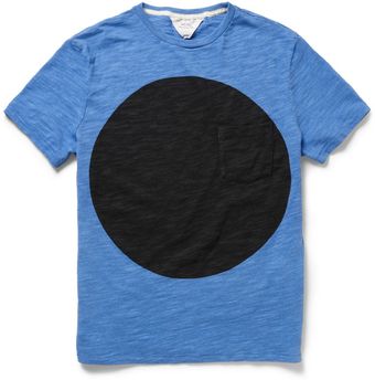 Rag & Bone Printed Slub Jersey T-Shirt - Lyst