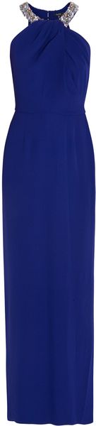 Raoul Floral Bead Neck Gown - Lyst