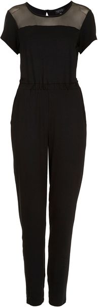 Topshop Mesh T Shirt All in One - Lyst