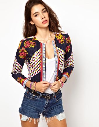 ASOS Collection Jacket in Mix Print - Lyst