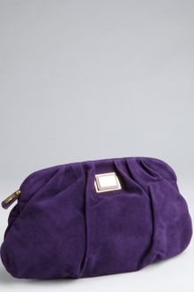 Giuseppe Zanotti Pleated Suede Small Clutch - Lyst