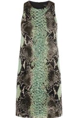 Gucci Pythonjacquard Mini Dress