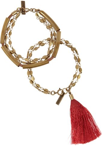 Isabel Marant Set Of Two Bracelets - Lyst