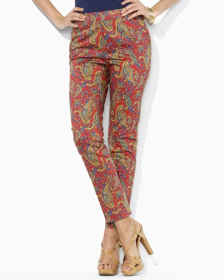 ralph lauren paisley pants