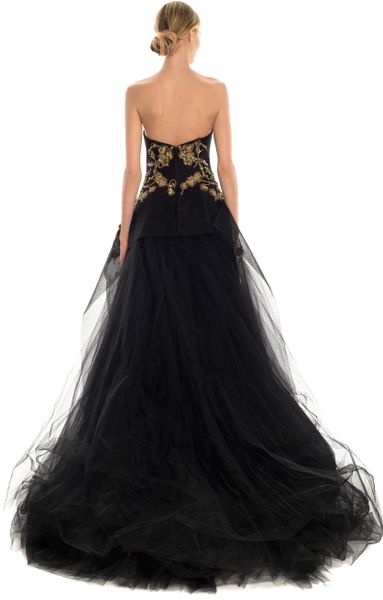 black ball gown tulle