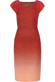 Matthew Williamson Embellished Degradé Jacquard Dress - Lyst