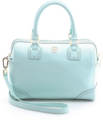 Tory Burch Robinson Spectator Middy Satchel - Lyst