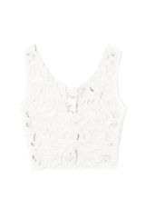Valentino Agnello Embroidered Cut Out Vest
