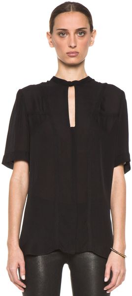 A.L.C. Montgomery Top in Black - Lyst