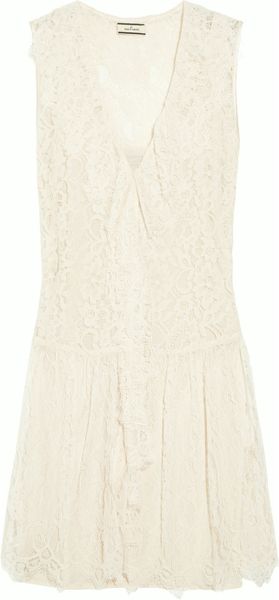 By Malene Birger Illione Ruffled Lace Dress - Lyst