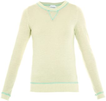 Crumpet Cashmere Overlocking Detail Sweater - Lyst