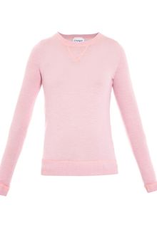 Crumpet Cashmere Overlocking Detail Sweater - Lyst