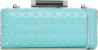 Diane Von Furstenberg Tonda Studded Clutch - Lyst