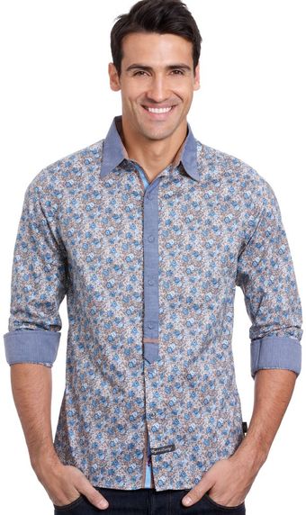 English Laundry The Peterborough Floral Print Shirt - Lyst