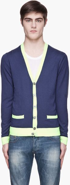 Marc By Marc Jacobs  Silk Cotton Cardigan - Lyst