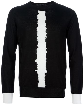 Neil Barrett Crew Neck Sweater - Lyst