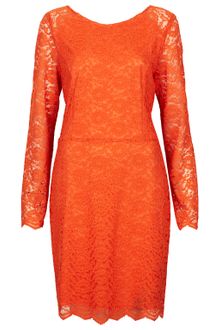 Topshop Lace Loop Back Dress - Lyst