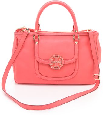 Tory Burch Amanda Double Zip Satchel - Lyst