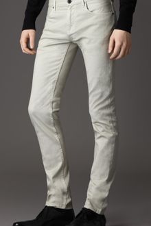 Burberry Shoreditch Overdyed Skinny Fit Jeans - Lyst