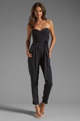  Strapless Jumpsuit in Black