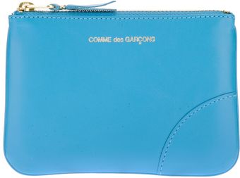 Comme Des Garçons Logo Zip Purse - Lyst