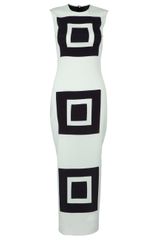 Emilio De La Morena Mint Silk Carree Dress