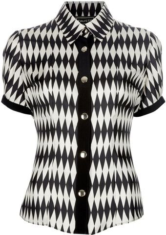 Fausto Puglisi Graphic Print Shirt - Lyst