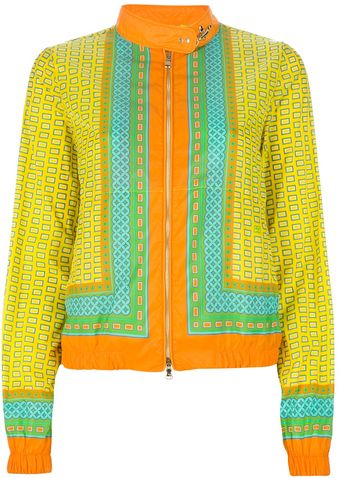 Fay Printed Bomber Jacket - Lyst
