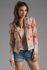  Flora Jacquard Blazer in Multi