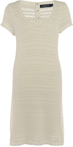 Henri Lloyd Isabel Crochet Knit Dress - Lyst