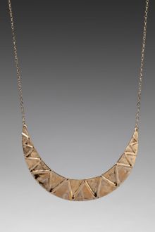 House Of Harlow Zig Zag Tribal Collar Necklace in 14k Gold - Lyst