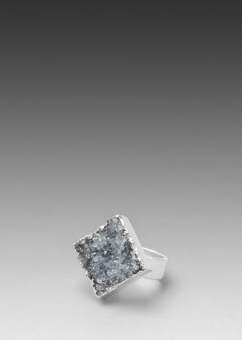 Jnb Jnb Sky Large Base Metal Ring in Sliver - Lyst