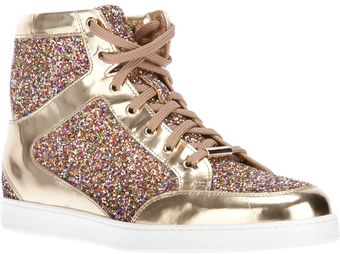 Jimmy Choo Tokyo Lace Up Trainer - Lyst