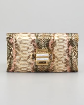 Kara Ross Electra Vintage Python Clutch Bag - Lyst