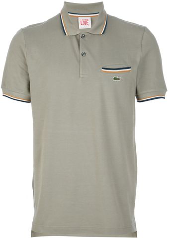 Lacoste L!ive Pocket Polo Shirt - Lyst