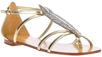 Lola Cruz Embellished Sandal - Lyst